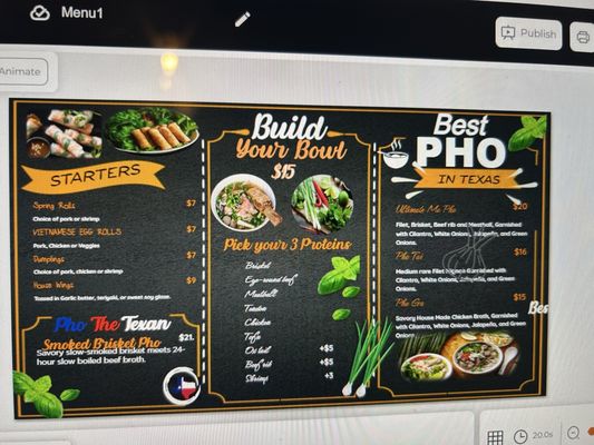 Menu photo 3 Pho Nam Spring, TX