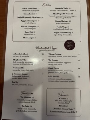 Menu photo 4 Mezzaluna's Lake George, NY Menu photo 4 Mezzaluna's Lake George, NY