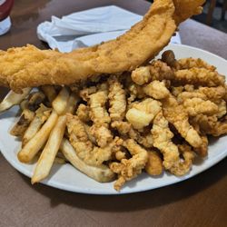 The Fisherman's Galley - Fried clams strip, fried and fries