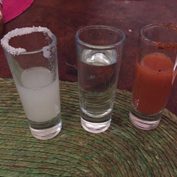 La Bohemia - Tequila served with lime juice and a tomato juice similar to Bloody Mary mix. - Mexican Near Me - Guanajuato, GUA La Bohemia - Tequila served with lime juice and a tomato juice similar to Bloody Mary mix. - Mexican Near Me - Guanajuato, GUA