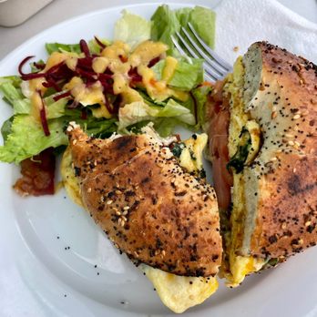 Java Kai Kauai - This Surfer Girl bagel was BOMB! - Breakfast & Brunch Near Me - Kapaa, Hawaii