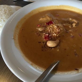 Maenam Lao & Thai - Massaman Curry (with added chili) - "Mild and aromatic curry of slow cooked beef served with potatoes, onion and carrots" - Thai Near Me - Strathfield, NSW