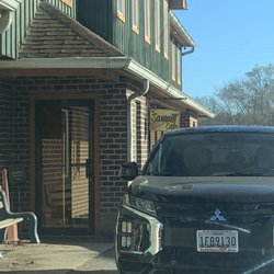 Sawmill Cafe - Easy to miss the sign