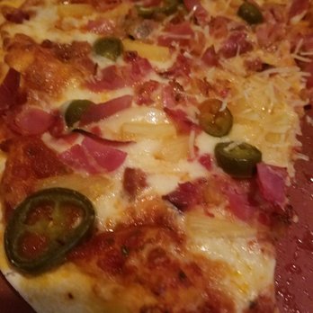 Cucina Tagliani - Pineapple, bacon and prosciutto with (requested light) jalepenos!!! YUM!!! - Italian Near Me - Glendale, Arizona Cucina Tagliani - Pineapple, bacon and prosciutto with (requested light) jalepenos!!! YUM!!! - Italian Near Me - Glendale, Arizona