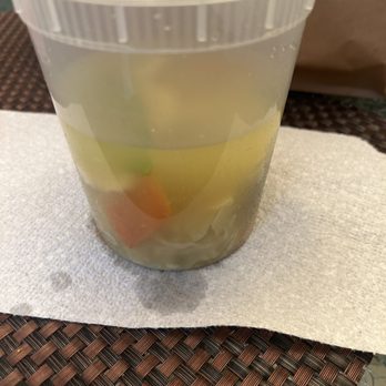 Palm Tree Palace - Half of the 23. Wor Wonton Soup. Shared the other half - Chinese Near Me - La Quinta, California