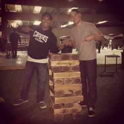Cold Spike - Playing life size Jenga wit my bro Brandon and yup he just got served lol #playhousebrothers 9/30/2014