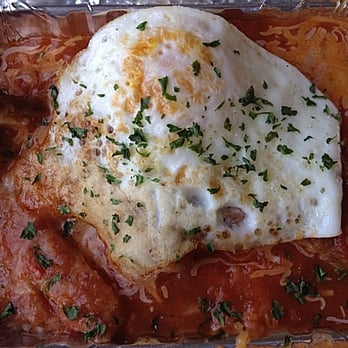Hongry Kong - Tangy Tomato w/ Grilled Pork Chop & Golden Fried Ricey (HK Baked Pork Chop Rice) - $8 + $1 Fried Egg - Food Trucks Near Me - Belmont, California