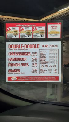 Menu photo 6 In-N-Out Burger Costa Mesa, CA