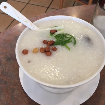 Congee Noodle House - Mushroom and scallop congee - Noodles Near Me - Vancouver, British Columbia Congee Noodle House - Mushroom and scallop congee - Noodles Near Me - Vancouver, British Columbia