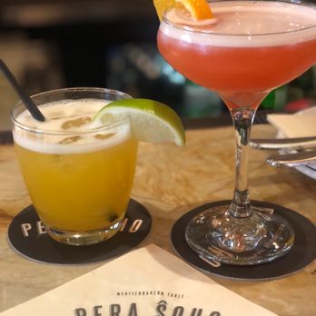 Pera Soho - Happy hour cocktails. - Mediterranean Near Me - New York, New York