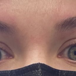 My brows were a little red as my skin is sensitive but the process was painless