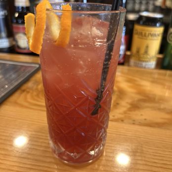 The Old Fitz - The Hibiscus Spritz is super refreshing and just what the evening called for, oh and an order of Irish eggs. - Irish Pub Near Me - Marion, Indiana