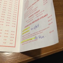 Rodo's Pizza & Family Restaurant - Another GF menu page.