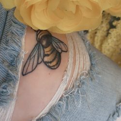 Pleasure in Pain - Bee tattoo