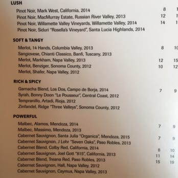 P.F. Chang's - I love the way they categorize their wines! - Chinese Near Me - Reno, Nevada P.F. Chang's - I love the way they categorize their wines! - Chinese Near Me - Reno, Nevada