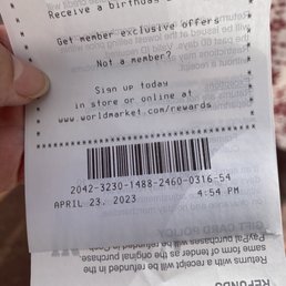 Receipt of the date and time I made my purchase. Receipt of the date and time I made my purchase.