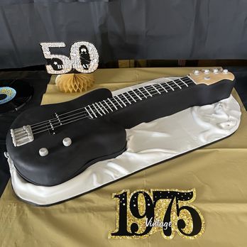 Hole In One - Bass guitar cake - Bars Near Me - Montebello, California