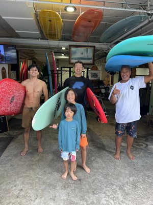 Moniz Family Surf by null