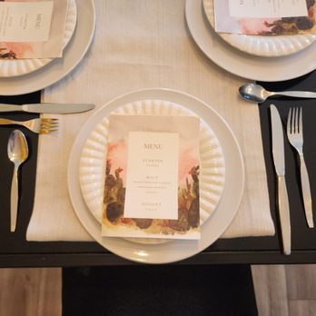 Scrap Dinner - a place setting on a table - Food Delivery Services Near Me