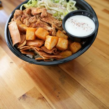 Shawarma Hazard - Chicken Shawarma Potato Bowl - Food Trucks Near Me - Portland, Oregon Shawarma Hazard - Chicken Shawarma Potato Bowl - Food Trucks Near Me - Portland, Oregon