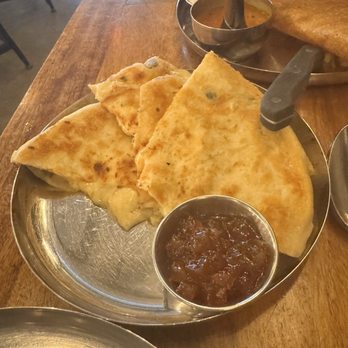 Ghee Indian Kitchen - Spicy Cheese Naan - Indian Near Me - Miami, Florida Ghee Indian Kitchen - Spicy Cheese Naan - Indian Near Me - Miami, Florida