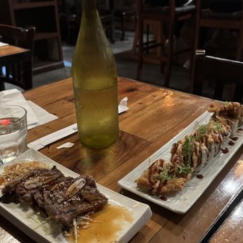 Sake Bomb - short rib and soft shell crab roll - Japanese Near Me - San Francisco, California Sake Bomb - short rib and soft shell crab roll - Japanese Near Me - San Francisco, California