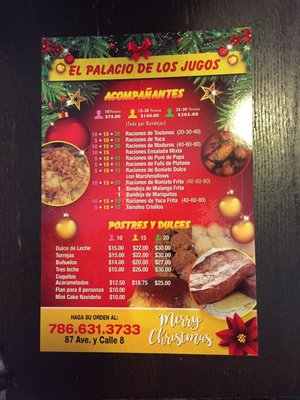Menu photo 4 El Palacio De Los Jugos Miami, FL Menu photo 4 El Palacio De Los Jugos Miami, FL
