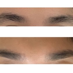 Silk & Sage Studio - Before and After - Brow Wax by Morgan