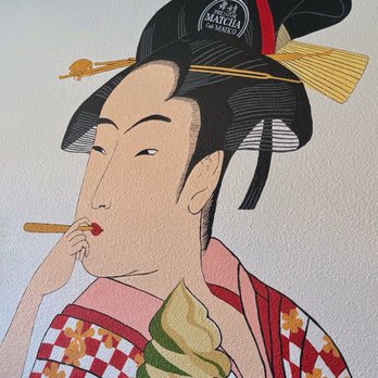 Matcha Cafe Maiko - Mural inside - Ice Cream & Frozen Yogurt Near Me - Sacramento, California Matcha Cafe Maiko - Mural inside - Ice Cream & Frozen Yogurt Near Me - Sacramento, California