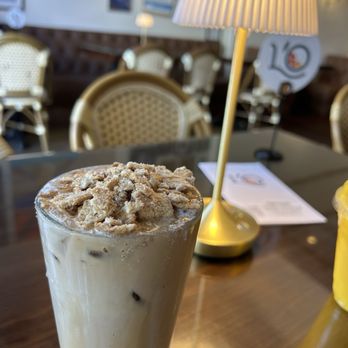 L'orange Cafe - Cinnamon Toast Crunch iced latte. - Cafes Near Me - Orange, California