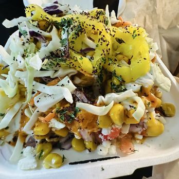 Spitz - Salt Lake City - Berliner Loaded Sweet Potato Fries - Mediterranean Near Me - Salt Lake City, Utah