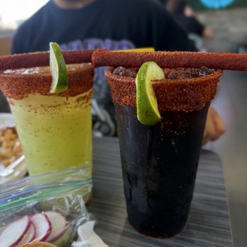 Queen Taco & Sushi - Micheaguas de pepino con limon and Jamaica - Mexican Near Me - South Gate, California Queen Taco & Sushi - Micheaguas de pepino con limon and Jamaica - Mexican Near Me - South Gate, California