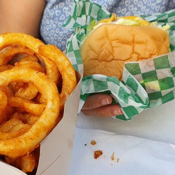 Pepper's Cafe - a burger and onion rings - Bars Near Me - Toronto, Ontario