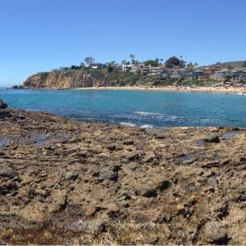 Crescent Bay Beach - View from the rocks where they have little tide pools. Make sure to wear shoes when on the rocks. They are very sharp. - Beaches Near Me - Laguna Beach, California
