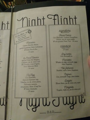 Menu photo 1 Nightflight Paris, 75