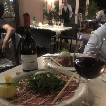 Bice - Carpaccio Prosciutto San Daniele, Burrata Fresca, Frittella di Mete - Italian Near Me - Naples, Florida