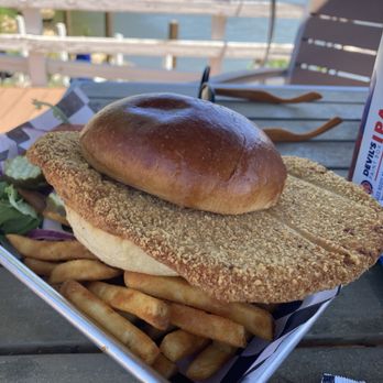 Dockside Bar & Grill - Pork tenderloin sandwich - Bars Near Me - Ottawa, Illinois