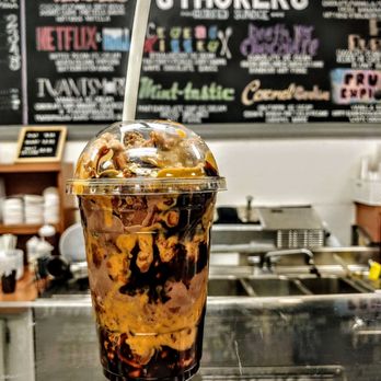 Modern Cone - Custom peanut butter and chocolate stacker. - Ice Cream & Frozen Yogurt Near Me - Saint Clair Shores, Michigan Modern Cone - Custom peanut butter and chocolate stacker. - Ice Cream & Frozen Yogurt Near Me - Saint Clair Shores, Michigan