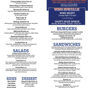 Mustang Pub - the menu for the restaurant - Pubs Near Me - Penn Yan, New York Mustang Pub - the menu for the restaurant - Pubs Near Me - Penn Yan, New York