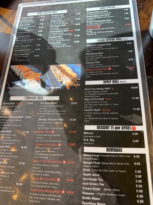 Menu photo 2 Sumo AYCE Sushi Honolulu, HI