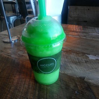 Hiccups Veo Cafe - Green apple slushi - Asian Fusion Near Me - Carson, California