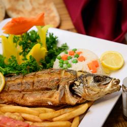 Bawadi Mediterranean Grill - Daily Catch Mediterranean Sea Bass