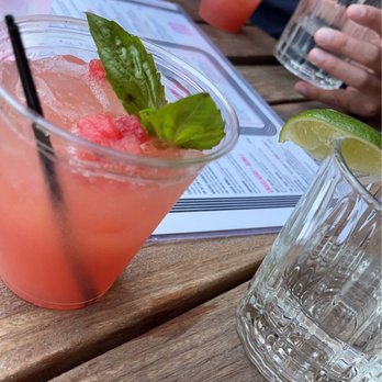 Mex Taqueria - Watermelon basil drink - Tex-Mex Near Me - Cambridge, Massachusetts Mex Taqueria - Watermelon basil drink - Tex-Mex Near Me - Cambridge, Massachusetts