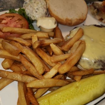 Empire Diner - Cheeseburger with Fries - Diners Near Me - Lansdowne, Pennsylvania