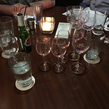 Seasons 52 - Server didn't clear any glasses during the whole time we were there, even after bills were given. Unacceptable. - New American Near Me - Plano, Texas