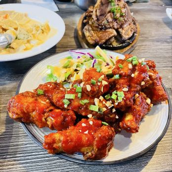 Bay Pocha - Korean Spicy Fried Chicken Wings (10 Pcs) / 양념치킨 - Korean Near Me - San Francisco, California
