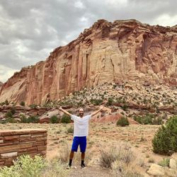 Capitol Gorge - Enjoying the Capitol Gorge setting.