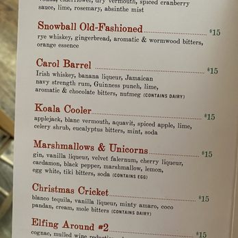 Miracle on Mercer - Menu - Cocktail Bars Near Me - Jersey City, New Jersey Miracle on Mercer - Menu - Cocktail Bars Near Me - Jersey City, New Jersey