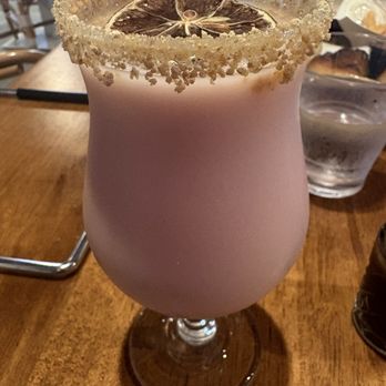Crooked Palm Cabana - Frozen Strawberry  key lime !  Loved it so much ! - Cocktail Bars Near Me - Tavernier, Florida