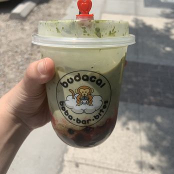 Budacai - Strawberry matcha tea - Asian Fusion Near Me - Raleigh, North Carolina
